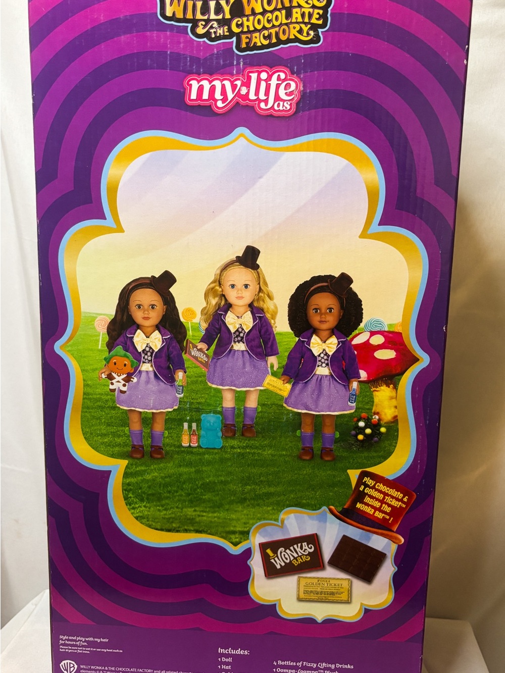 The Chocolate Factory Violet Beauregarde Doll - Purple & Yellow - Picture 2 of 2